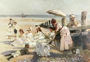 Alexander Mann Shores of Bognor Regis oil painting picture wholesale